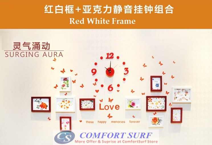 New Model 11 Pieces Elegant DIY Photo Wall Frame Decoration